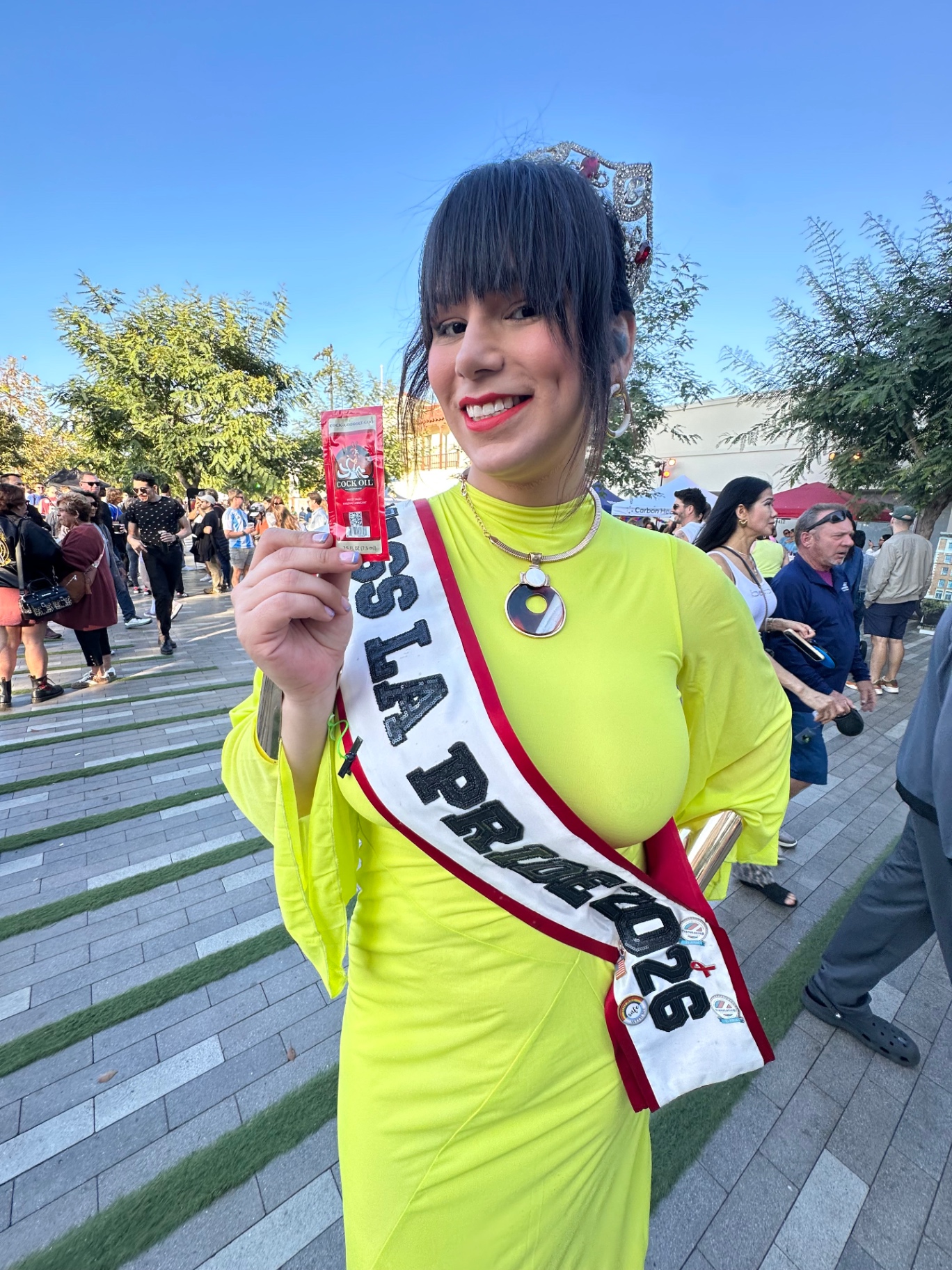 Miss LA Pride 2026 reps Cock Oil